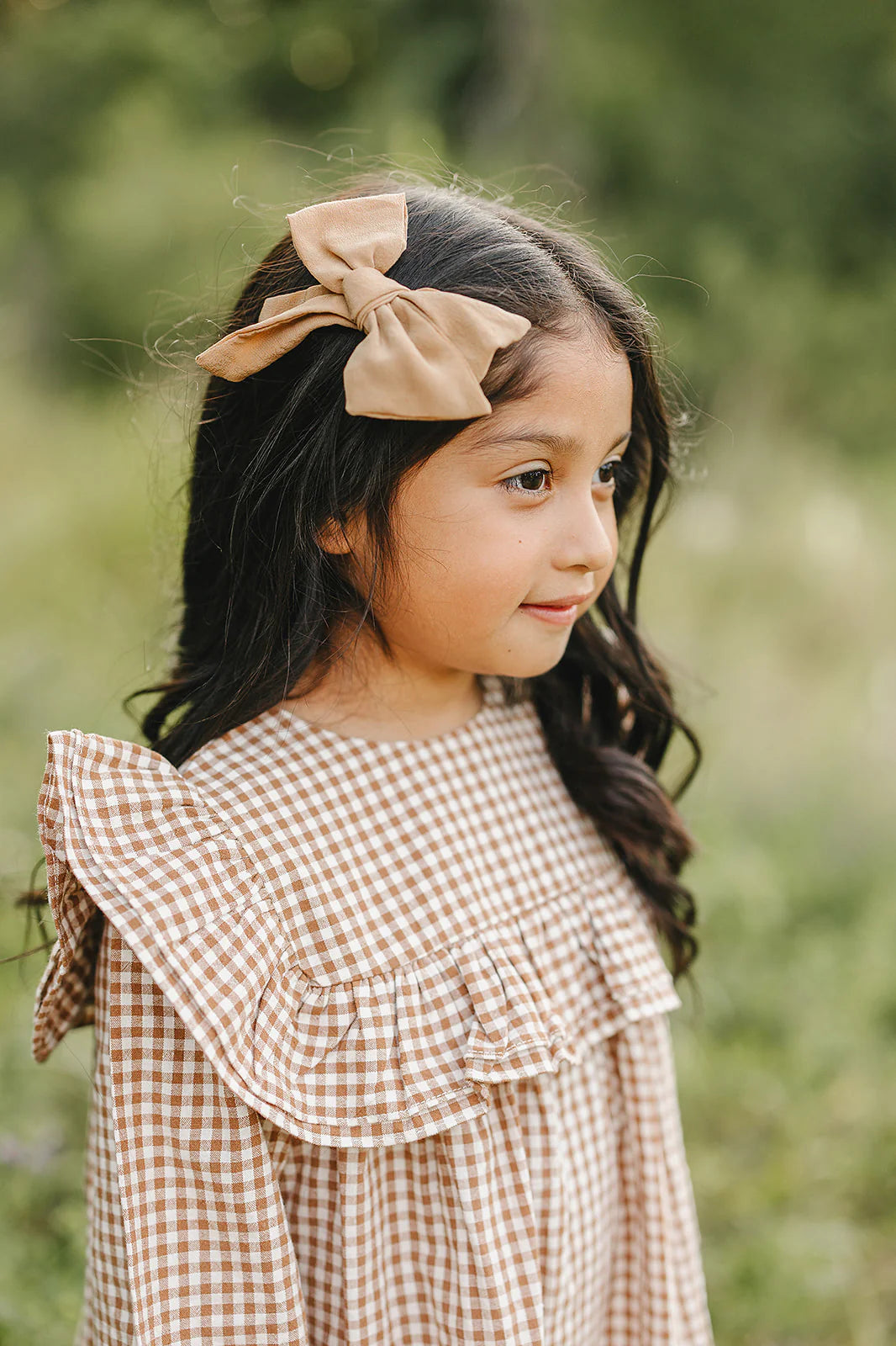 Changing seasons gingham dress