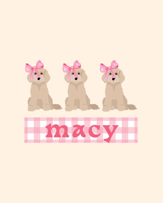 Personalized doodle graphic