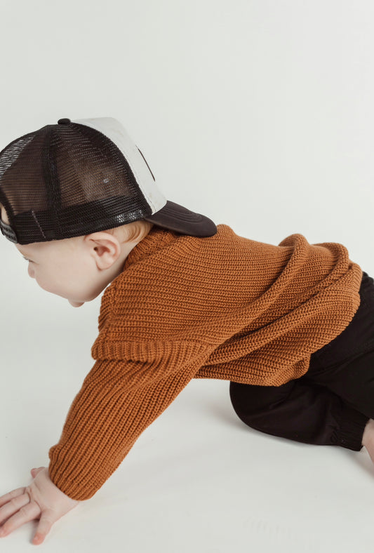 0-3m Copilot’s classic chunky sweater