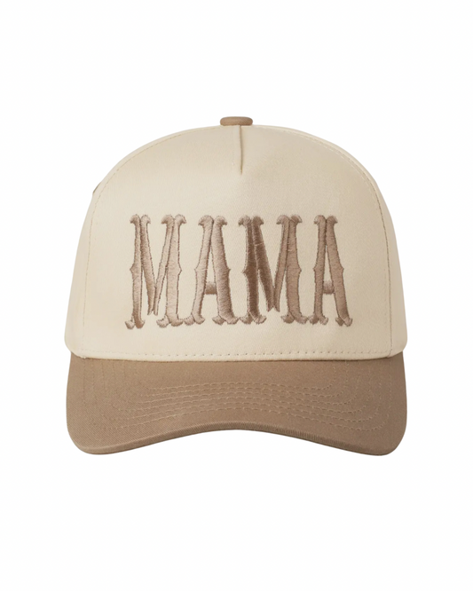 Neutral MAMA embroidered hat