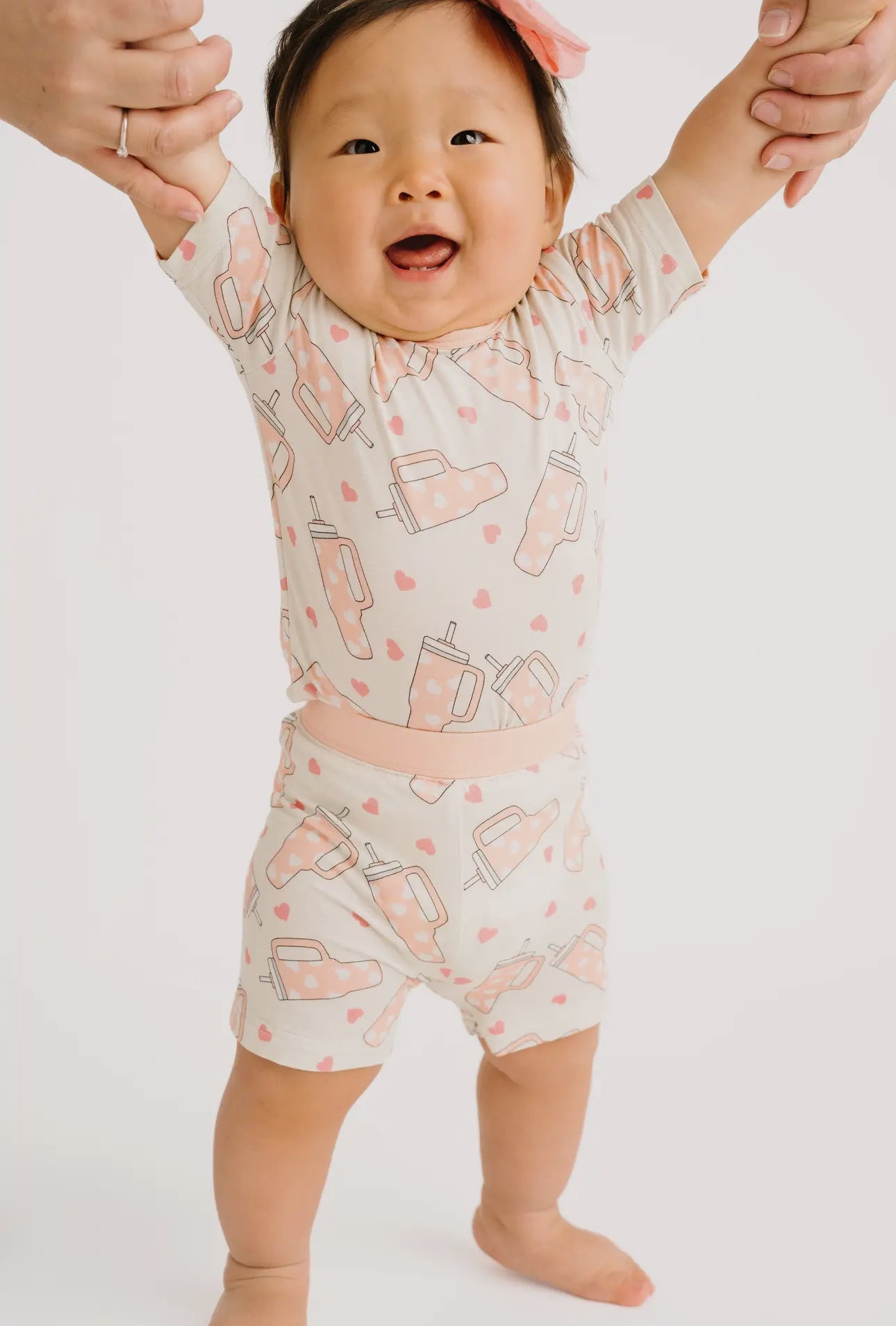Sweet sips bamboo pajama shorty set
