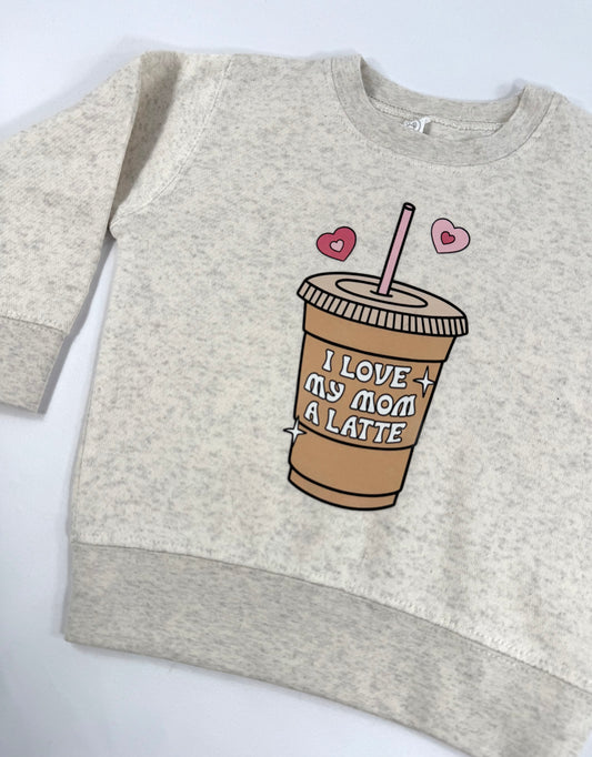 Love my mom a latte graphic