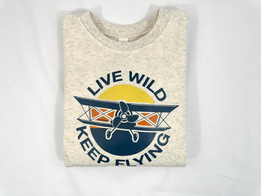Live wild keep flying graphic