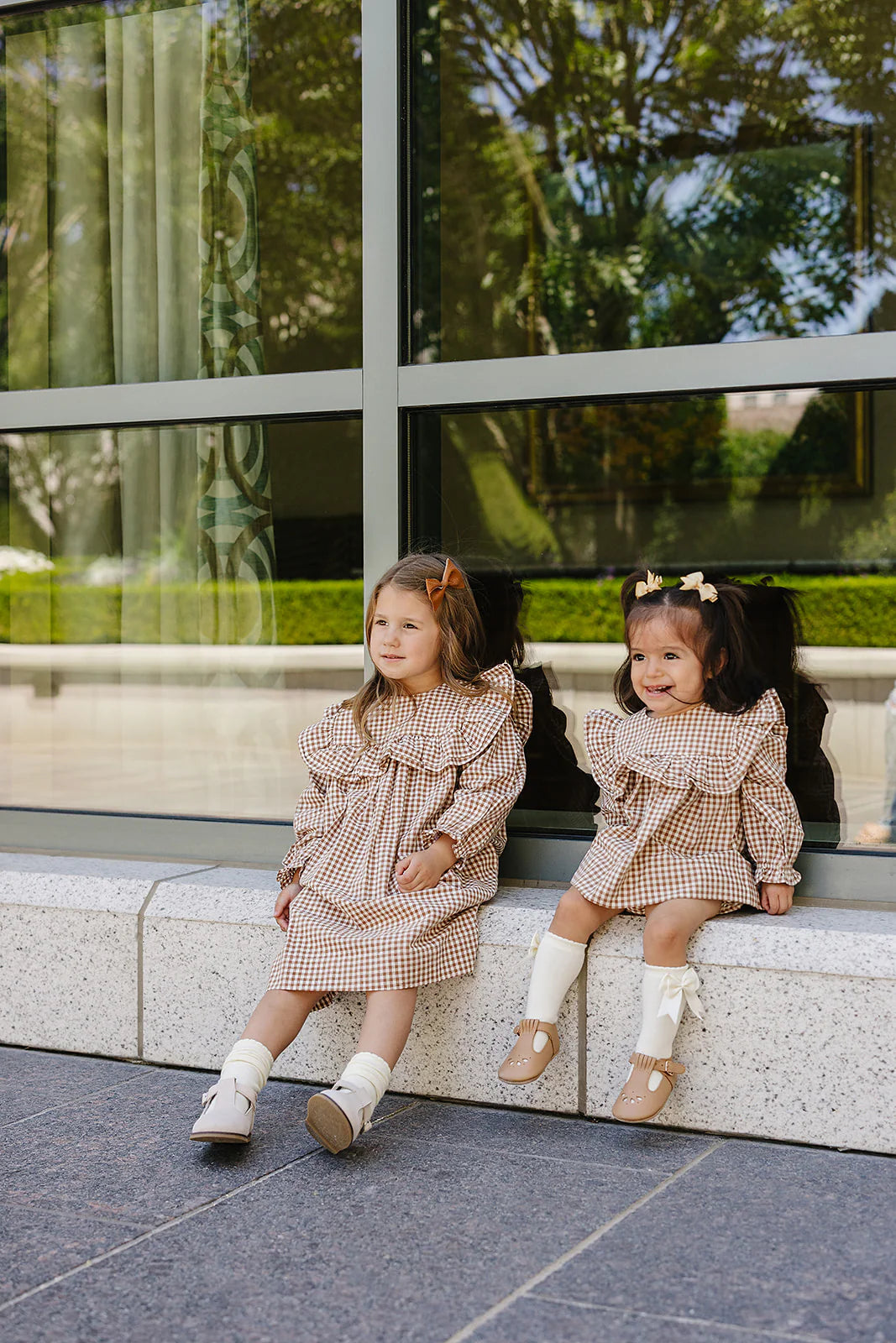 Changing seasons gingham bloomer set