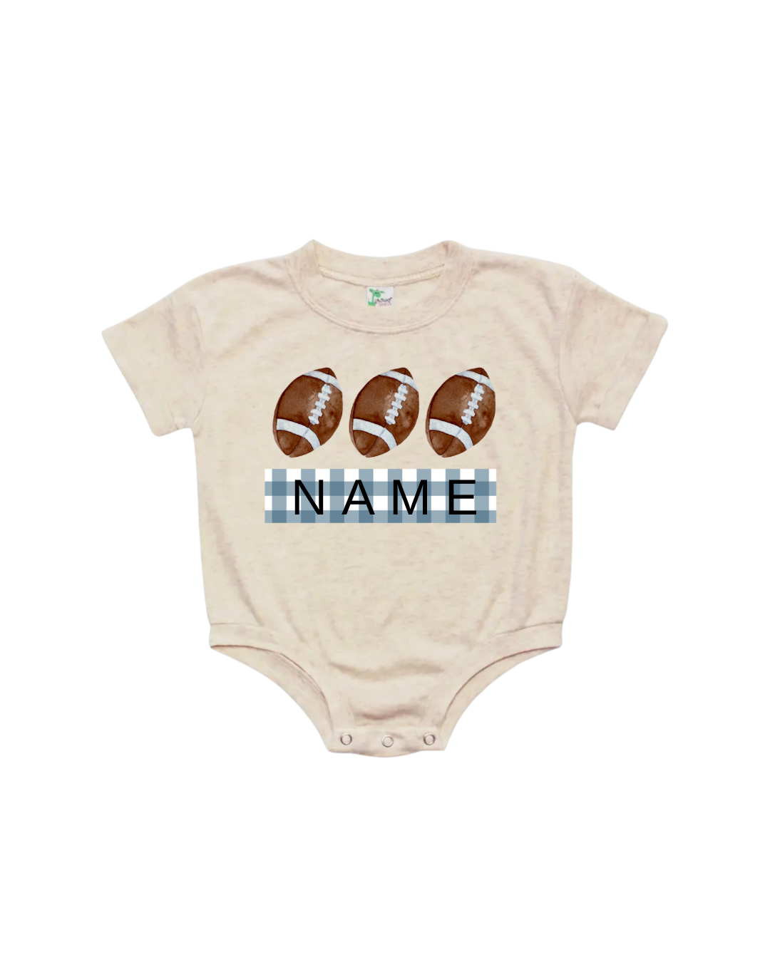 Personalized footballer graphic
