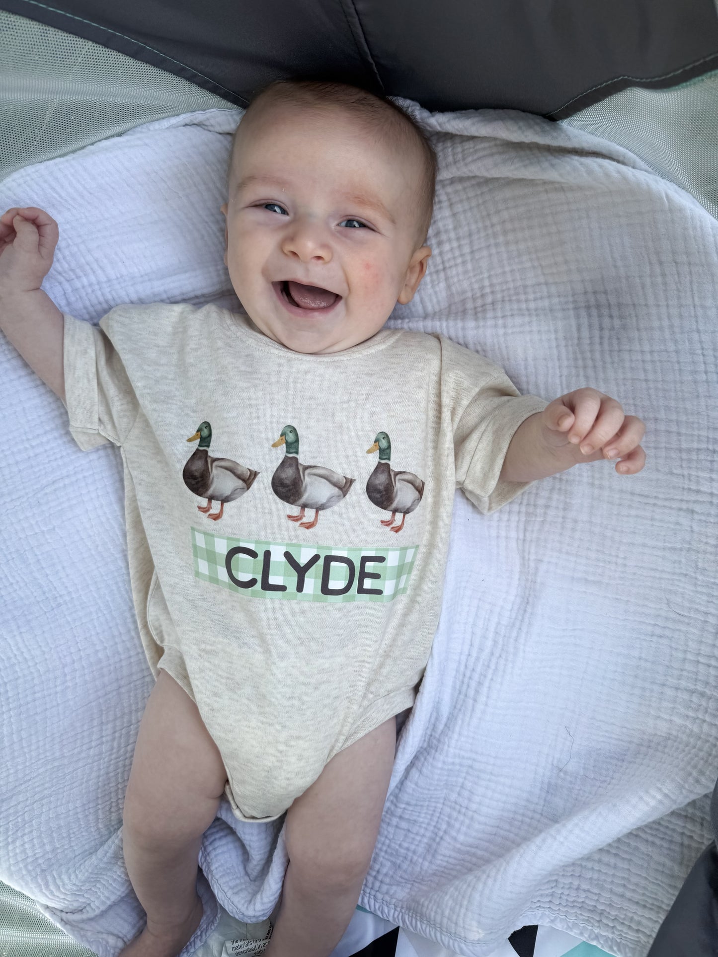 Personalized mallard duck graphic