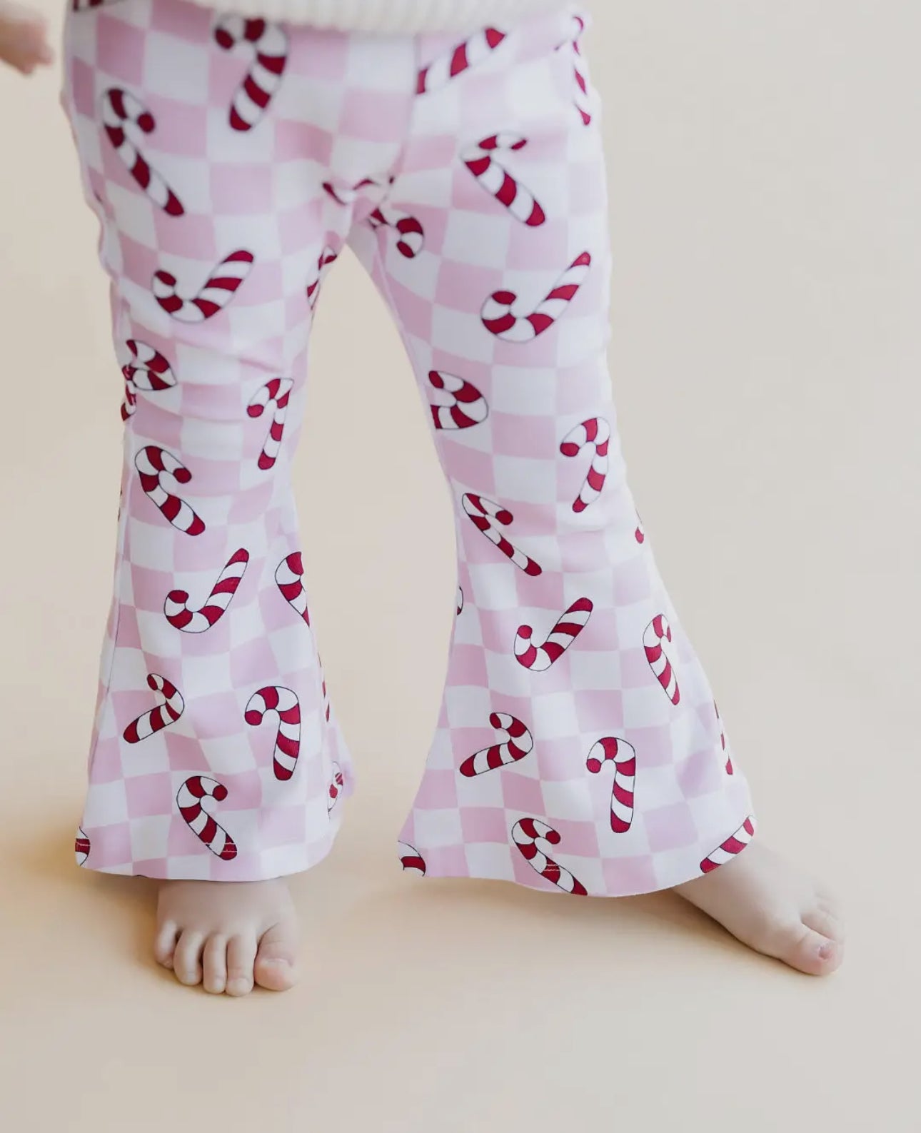 6-12m Candyland Christmas flare pants
