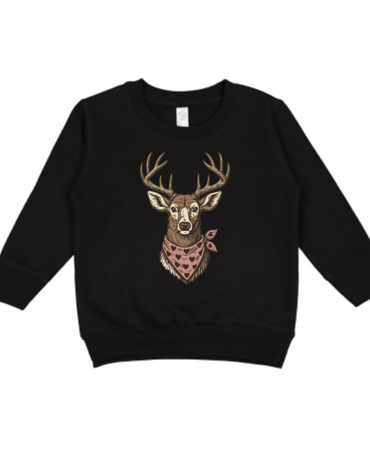 Love you my deer crewneck graphic