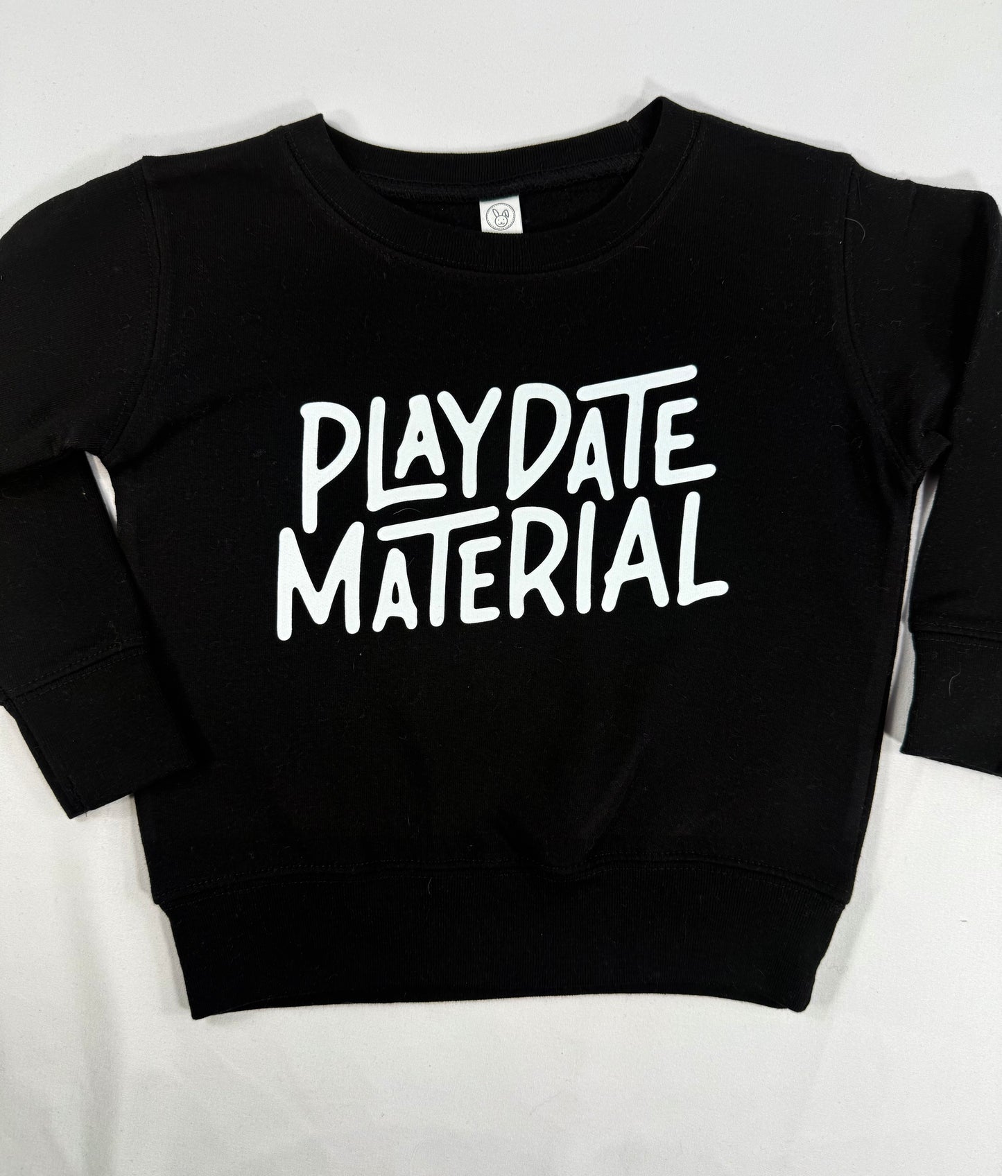 Playdate material crewneck graphic