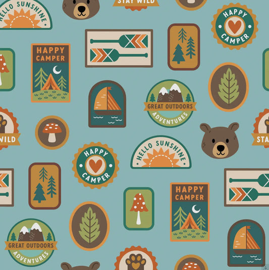 Little camper bamboo two piece pajama