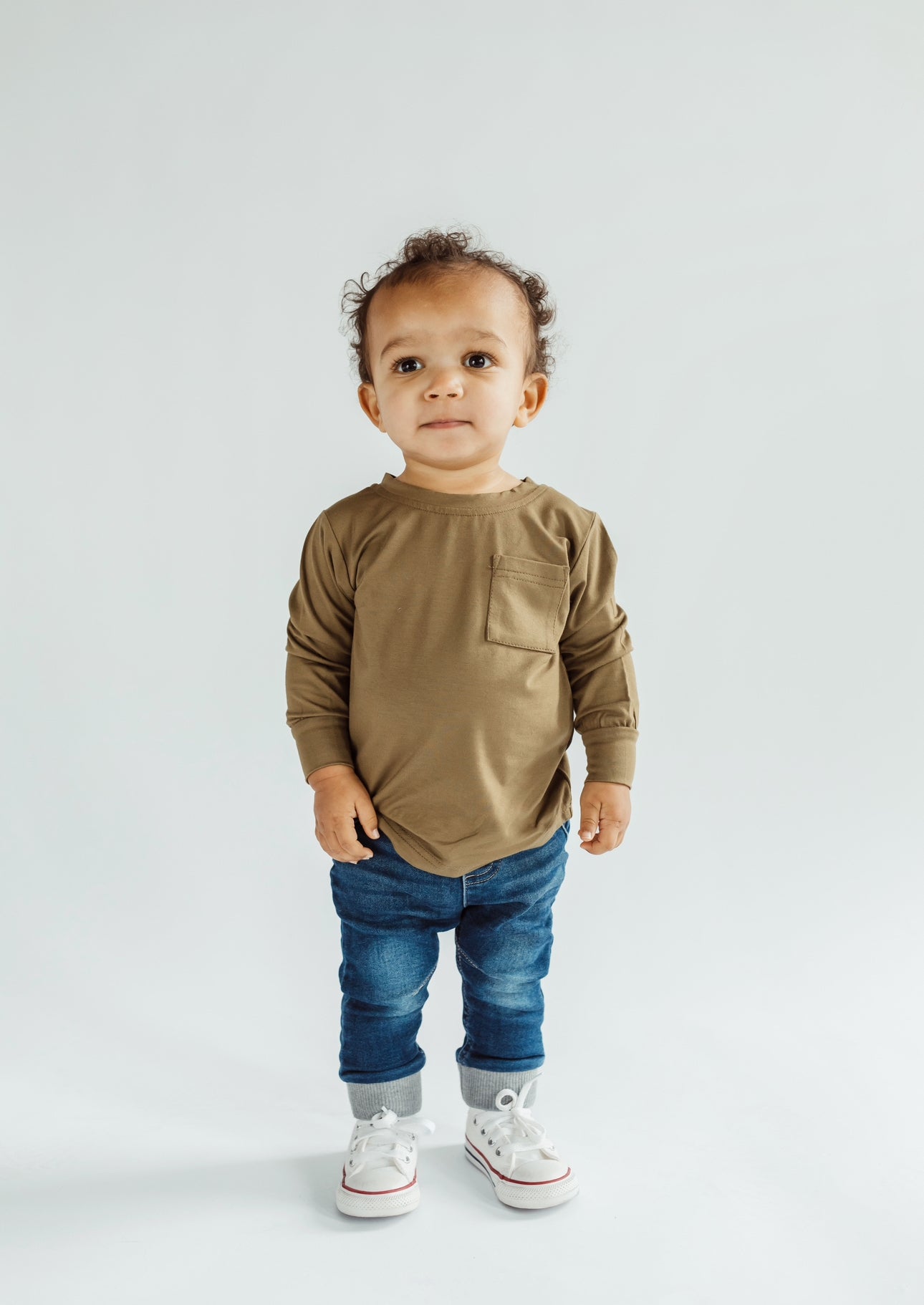 Moss bamboo pocket tee