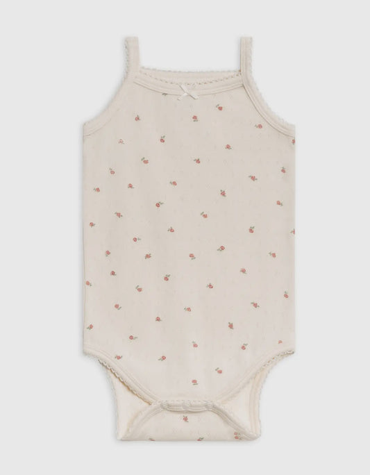 Rosa floral ballet bodysuit
