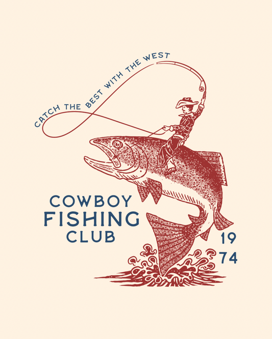 Cowboy fishing club graphic