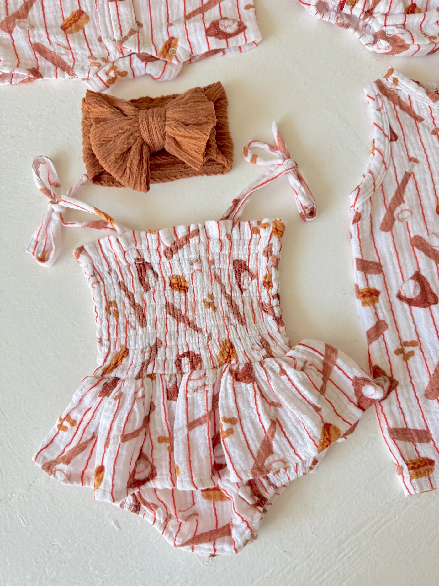 Play ball muslin skirt romp