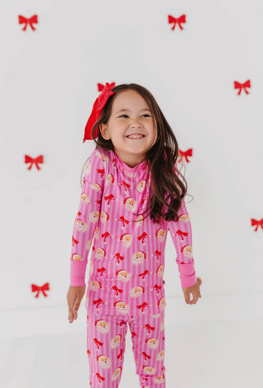 Santa soirée two piece bamboo pajama