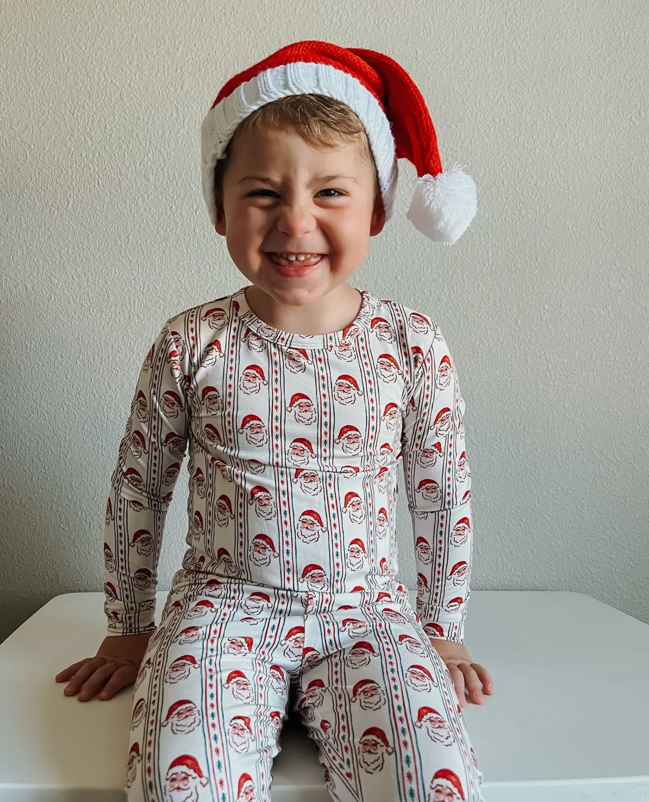 Vintage Santa two piece bamboo pajama