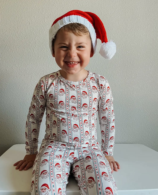 Vintage Santa two piece bamboo pajama