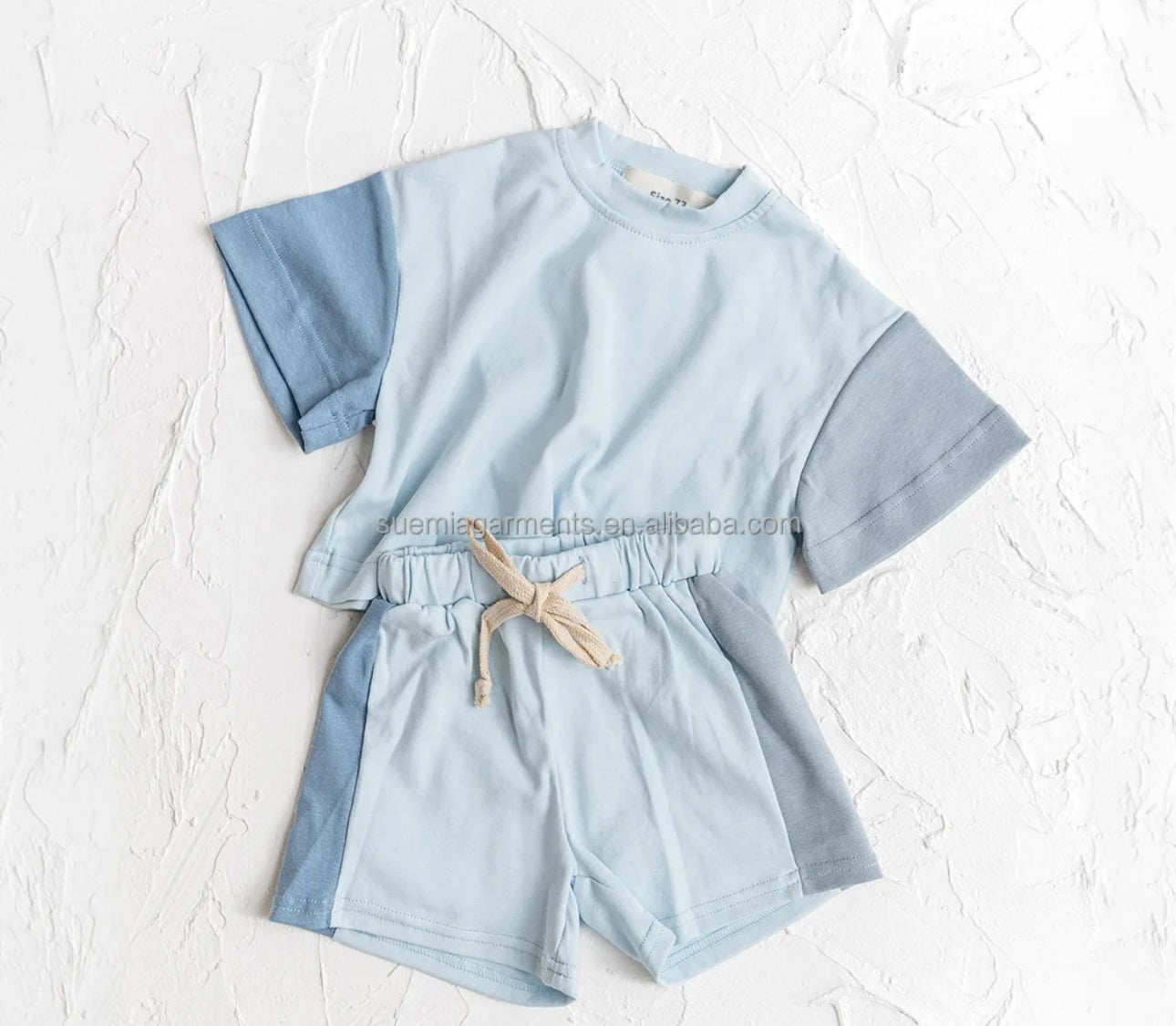 Rory blue color block set