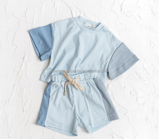 Rory blue color block set