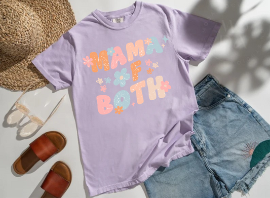 Mama of both graphic tshirt