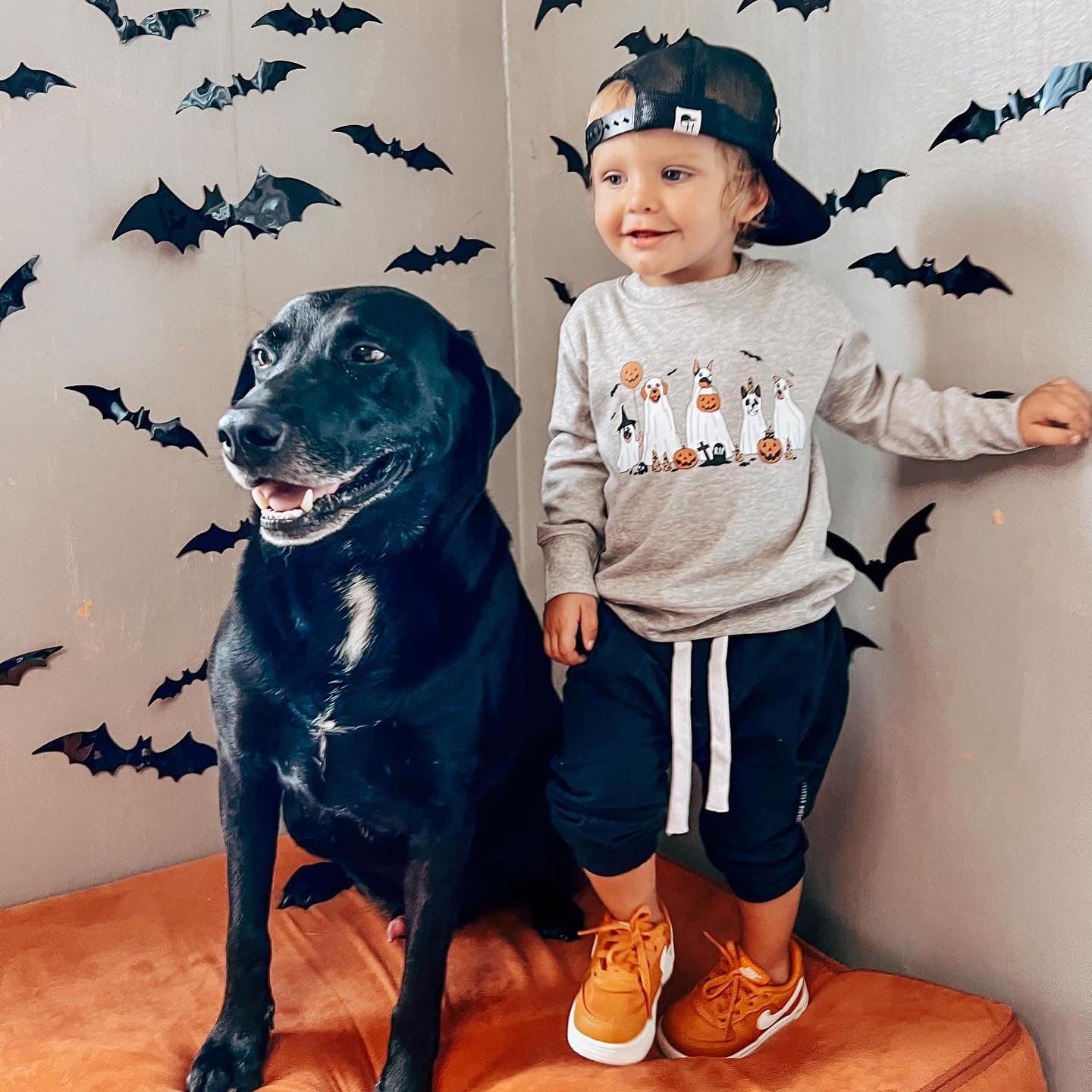 RETURNED: Spooky pups graphic