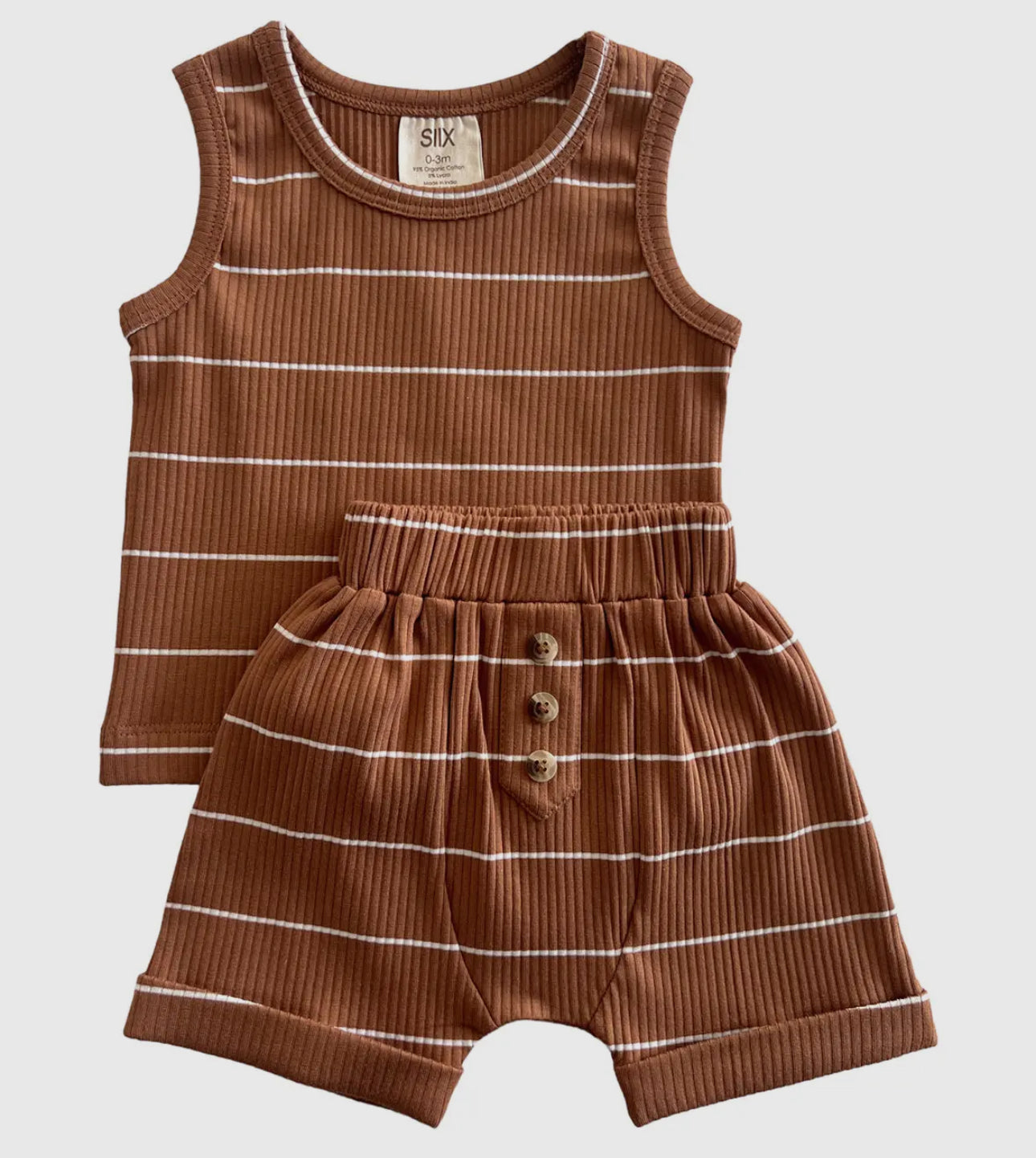 Rust saddle strap tank set