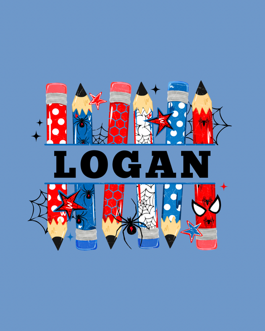 Spider kid personalized graphic