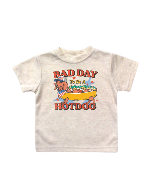 Bad day to be a hotdog graphic
