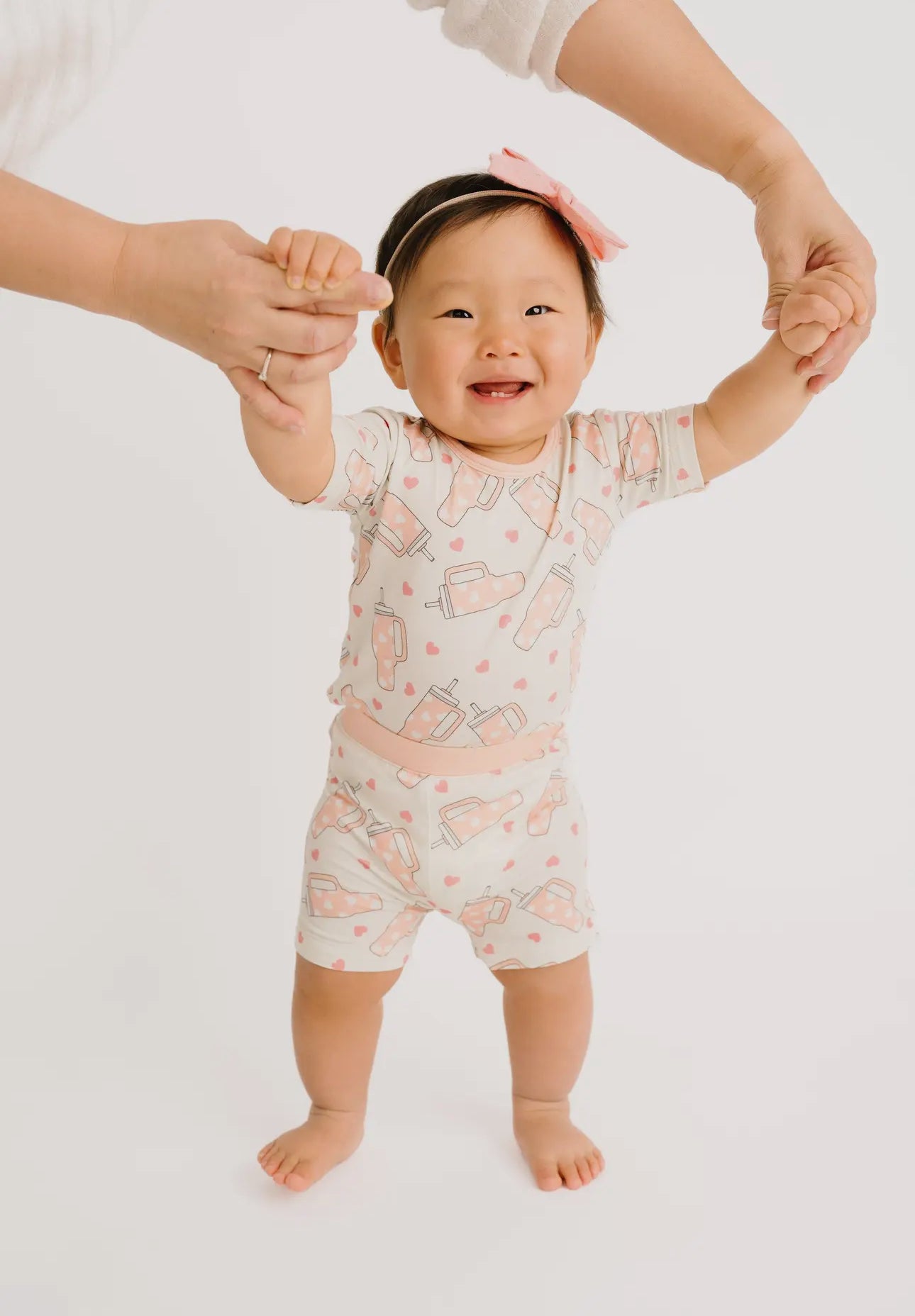 Sweet sips bamboo pajama shorty set