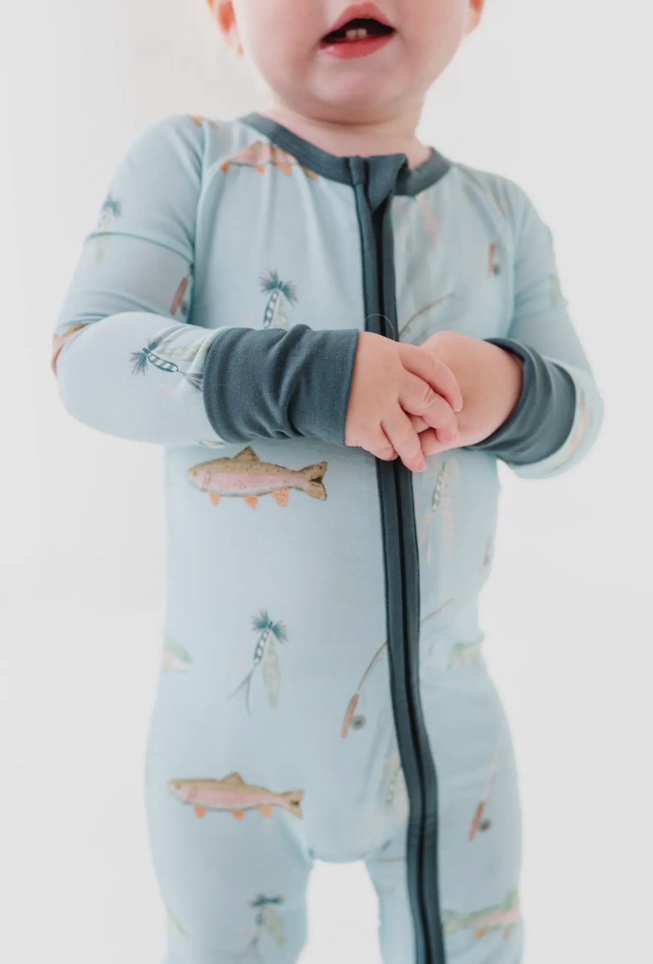 All about that bass bamboo romper pajama