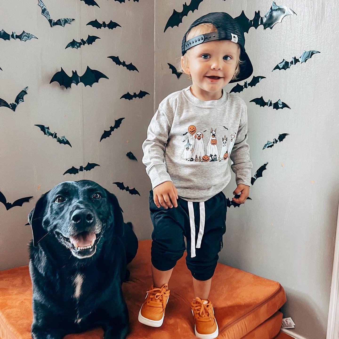 RETURNED: Spooky pups graphic