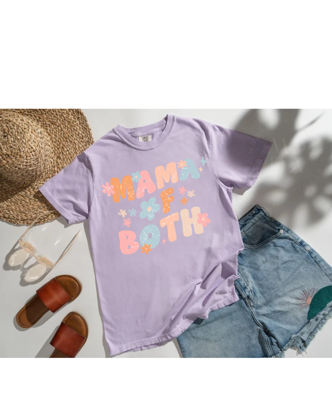 Mama of both graphic tshirt
