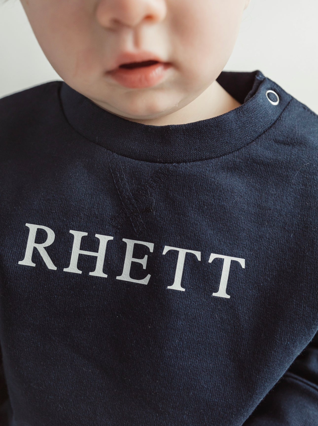 Typewriter personalized crewneck