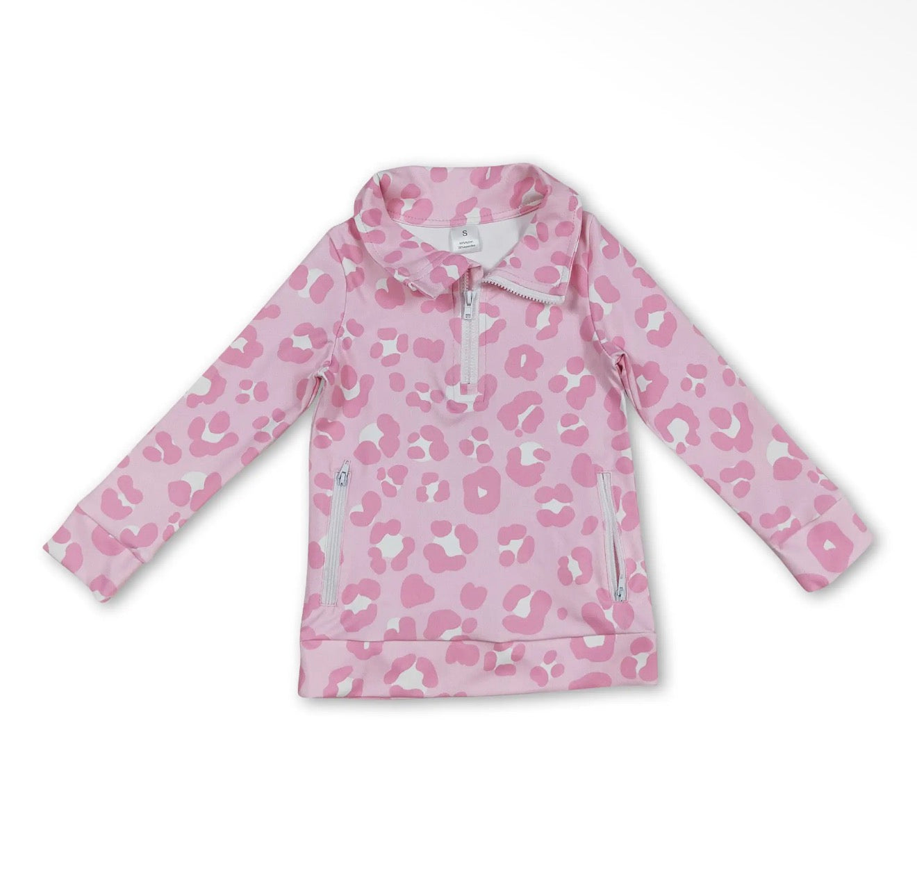 Leopard Lady quarter zip