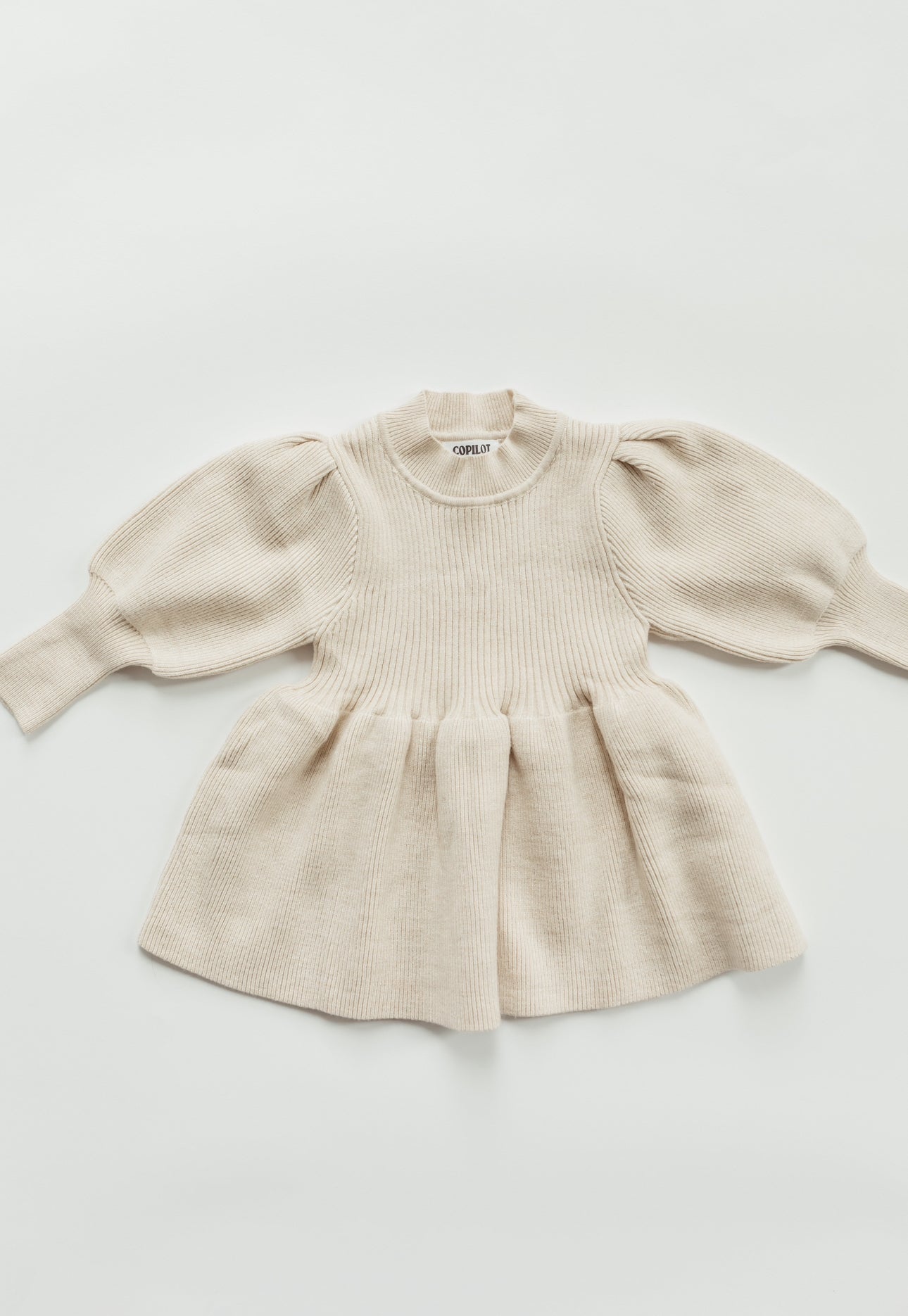 Beige babe sweater dress