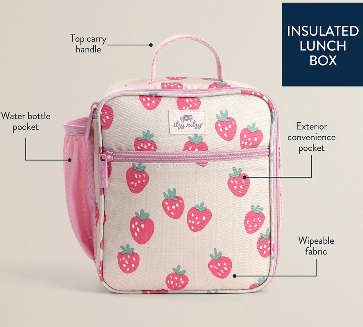 Strawberries & cream lunch box