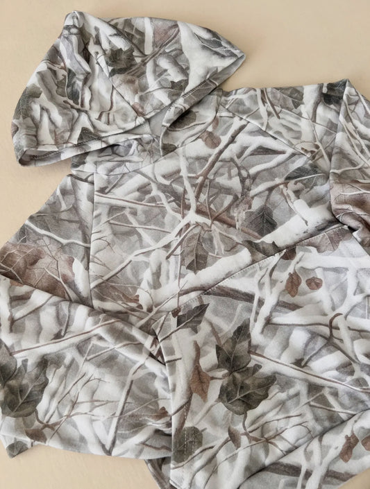 Camo cozy hooded set