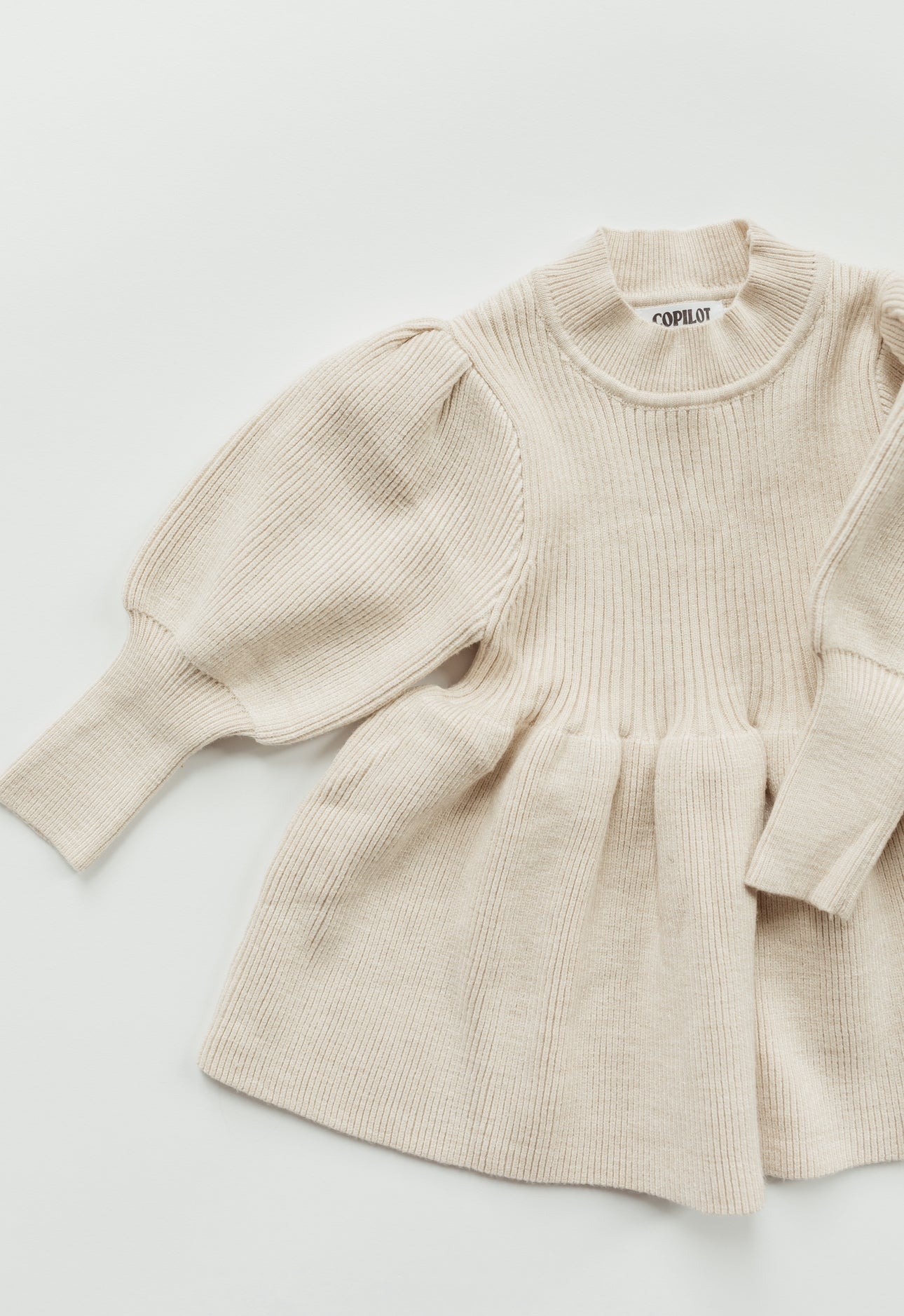 Beige babe sweater dress