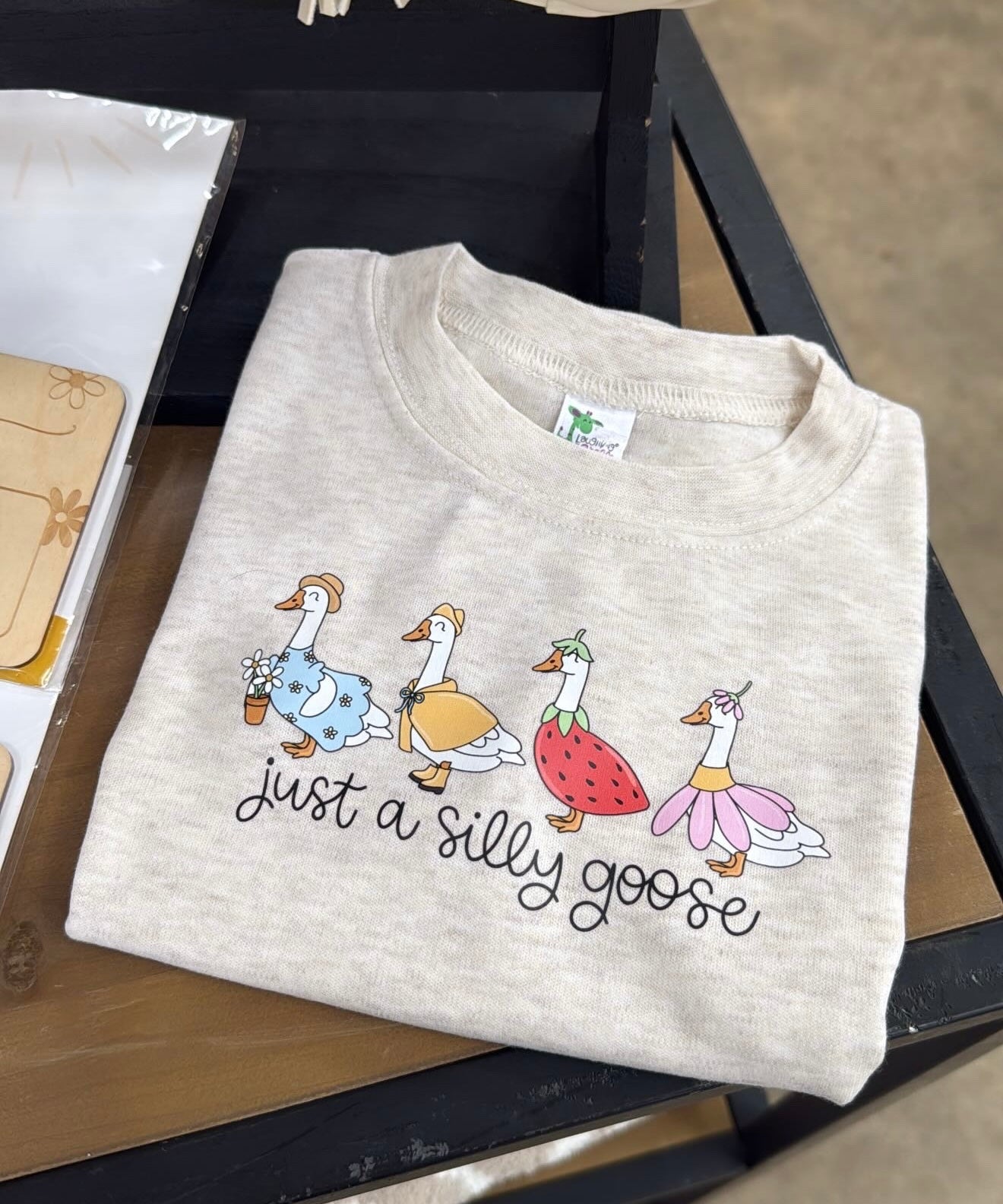 Just a silly goose graphic
