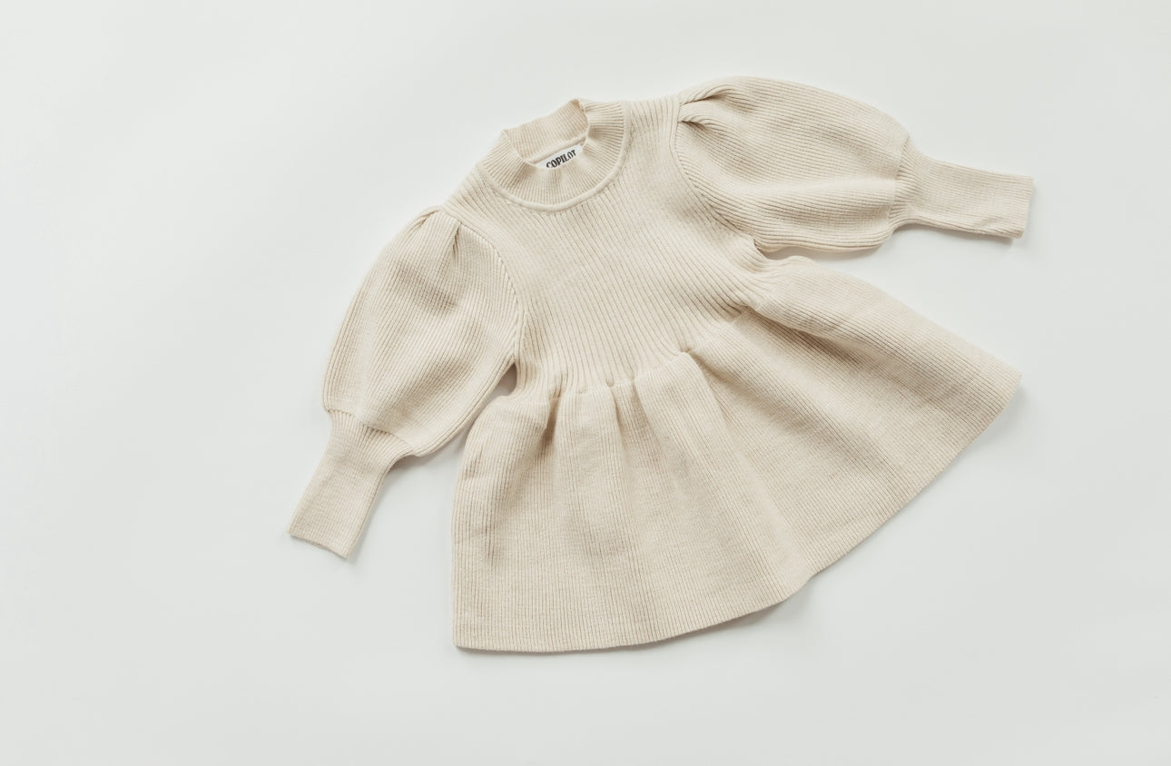 Beige babe sweater dress