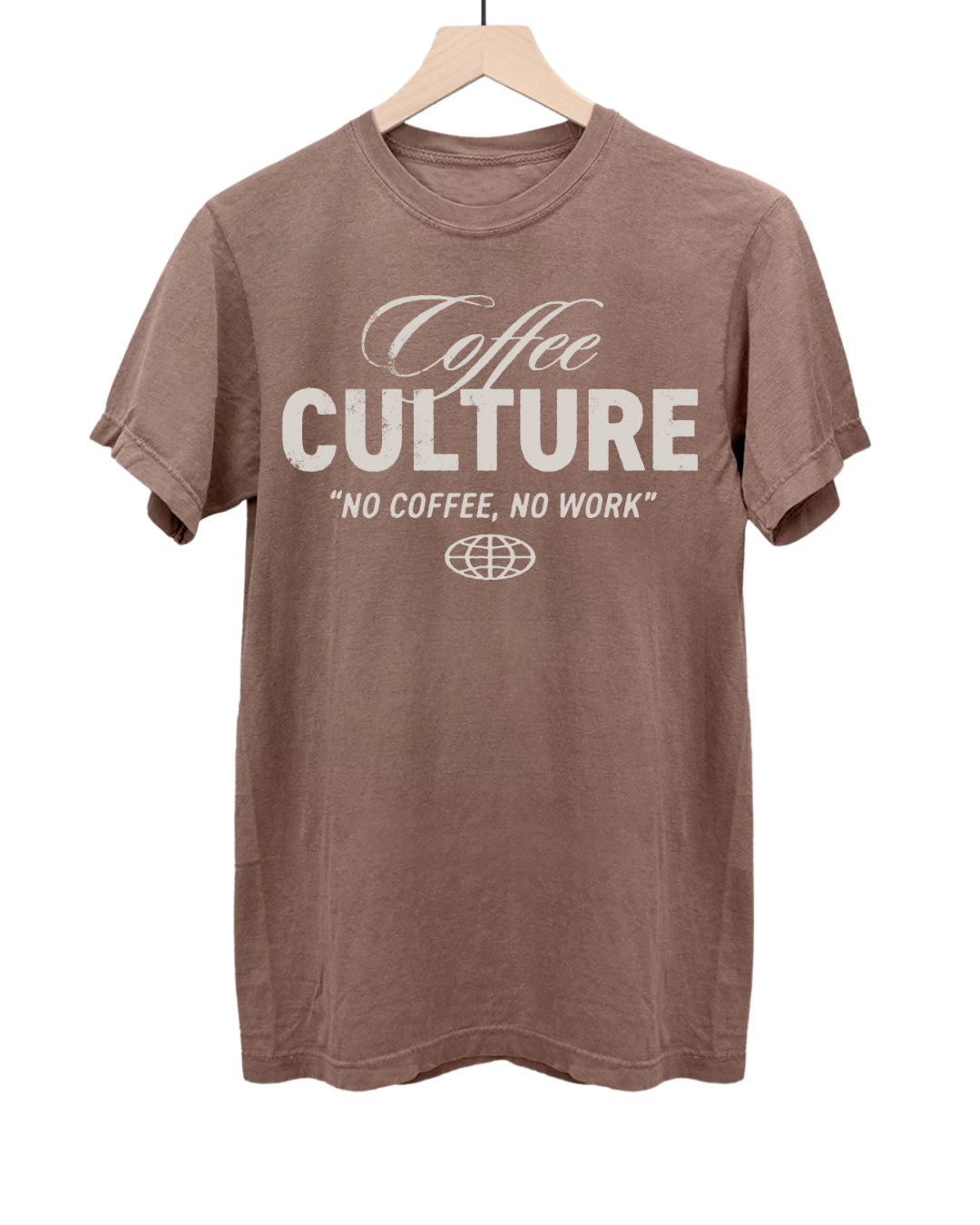 Coffee culture adult graphic tshirt