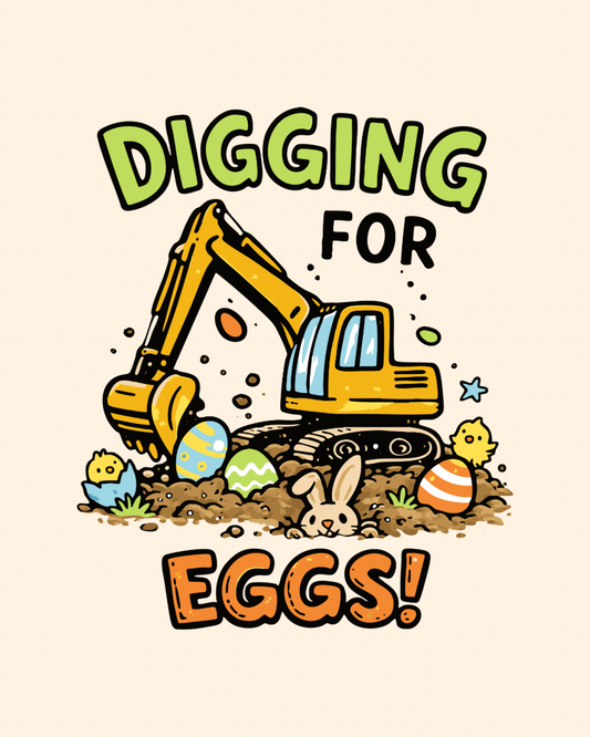 Digging for eggs graphic