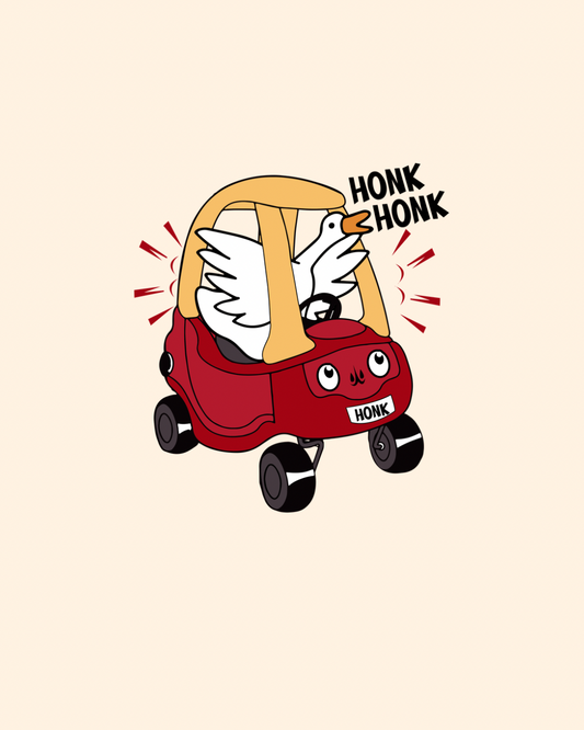 Honk honk goose graphic