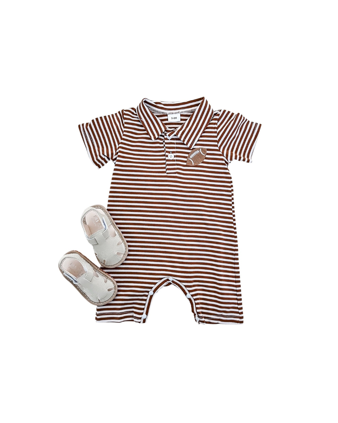 Game day collared romper