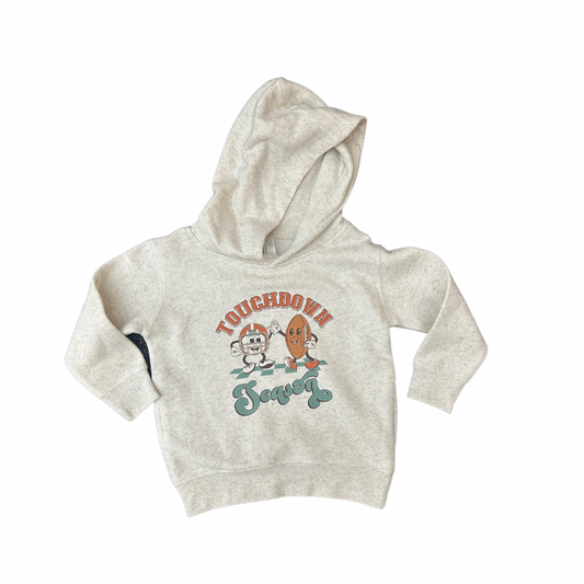 Touchdown season football graphic hoodie