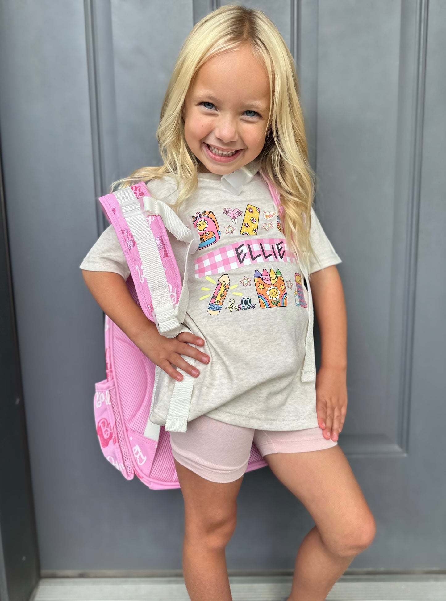 Personalized school icon graphic