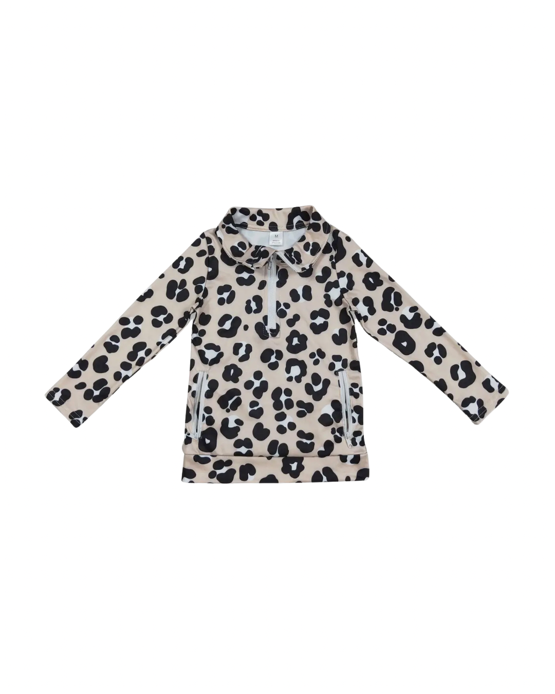 Leopard lady quarter zip