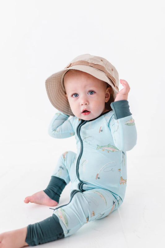 All about that bass bamboo romper pajama