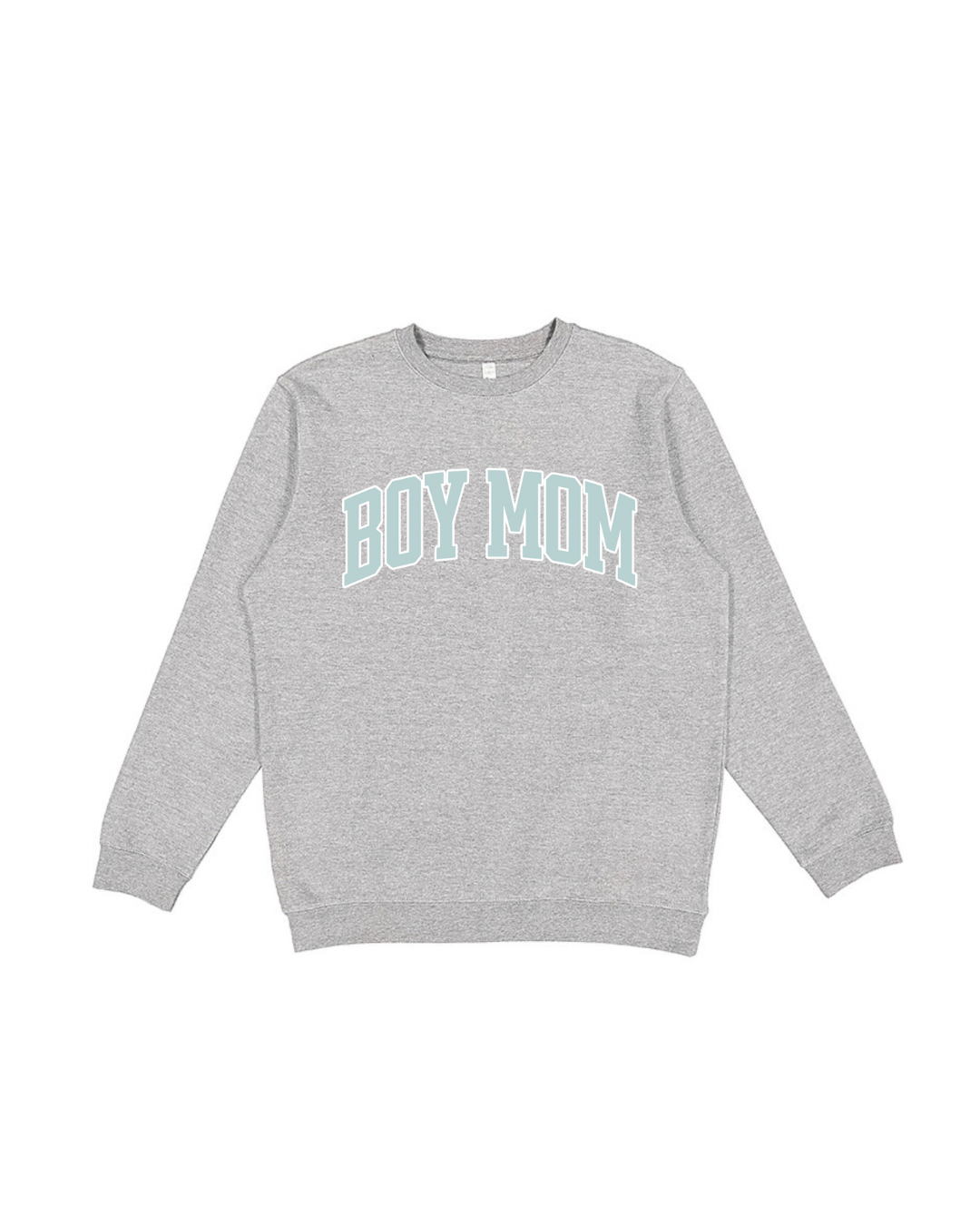 Boy mom ash crewneck graphic