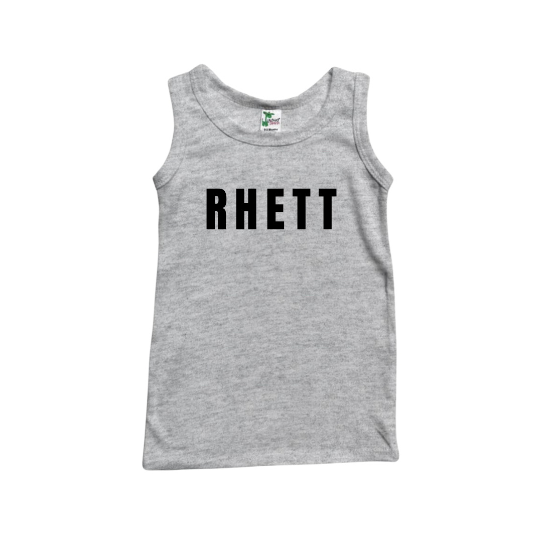 Personalized muscle tank